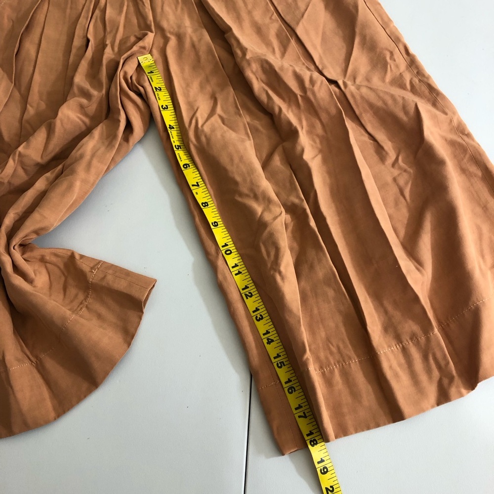 Anthropologie Elevenses Tan Culottes Pant size 2 petite - Picture 14 of 15